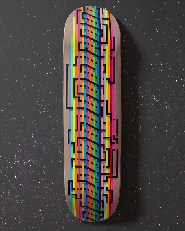 Skate com linhas